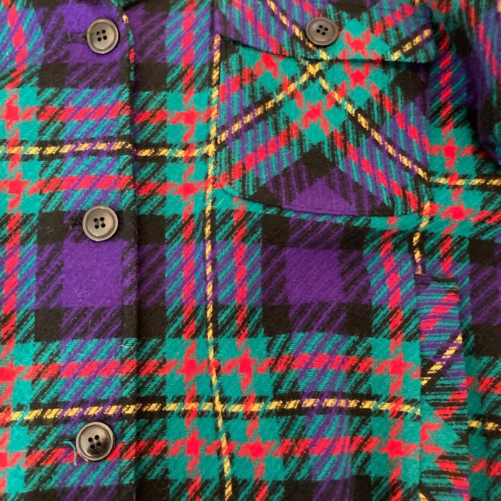 Vintage Pendleton knockabout 100 percent virgin wool plaid jacket - Picture 2 of 8